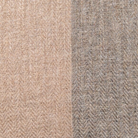 NWOT Lightweight Woven Cashmere Scarf in Brown Tones - Picture 3 of 14